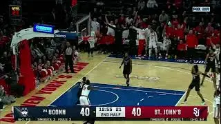 Let&rsquo;s go Huskies Chant + Loud Crowd Reaction (UConn at St. John&rsquo;s 2/13)