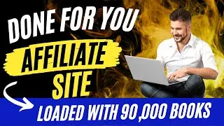 DFY AUTOMATED AFFILIATE SITE LOADED WITH 90,000 BOOKS - so you get paid instantly!
