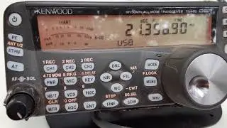 ARRL Field Day 2020, youngster calling CQ for N2SF.