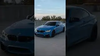 The 2018 BMW M4 Marina blue💙