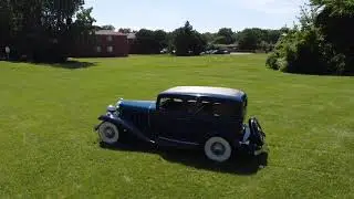 1932 CADILLAC 370B V12 SEDAN FLYOVER VIDEO
