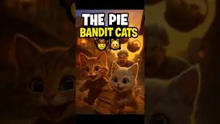 THESE COWBOY CATS STOLE A PIE 😹🤠 #shorts #catshorts #viral #westerncat