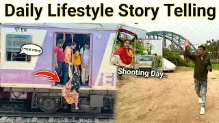 Train-এ আজ দূর্ঘটনা ঘটতে ঘটতে বাঁচলো 😰 #vlog #voiceovervlog #voiceover