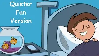 Fan Noise For Sleep, But Fairly Odd Parents Is Quietly Playing In The Background |s2| (Black Screen)