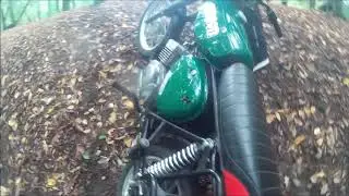 Spa&szlig; im Wald  Simson s51 Enduro Gel&auml;nde Unfall