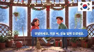 A1-A2 온실 청소 상황별 한국어 회화 10가지! 쉽고 재밌게 배우기