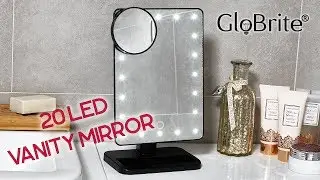 GloBrite Vanity Touch Screen LED Makeup Mirror! Mirror with LED lights!