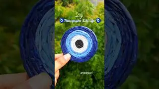 Diy Newspaper Evil Eye🧿 #evileye#craft#trendingsong#trending#shortsfeed#shortsviral#shorts#share#diy