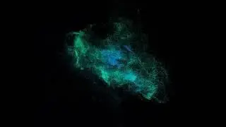 Real-time N-Body Gravity Simulation, 500,000 particles / 8K video