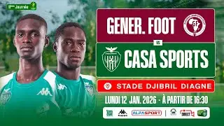 🔴[DIRECT //11&egrave;me Journ&eacute;e Ligue 1 Saison 2025-2026 MATCH // GENERATION FOOT 🆚  CASA SPORTS