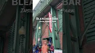 This Bar has a window into Fenway Park?!