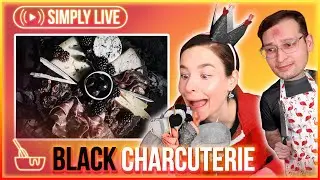 Making a 🖤Black🖤 Charcuterie Board 🔴LIVE - Simplybakelogical