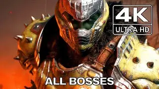 Doom The Dark Ages - All Bosses [Nightmare] + Endings (With Cutscene) 4K 60FPS UHD
