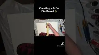 Jafar Disney Pin Board. #disney #shorts #jafar #snake #aladdin #disneyvillains #painting #pinboard