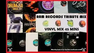 RAM RECORDS TRIBUTE DNB VINYL 45 MIN MIX 1999+