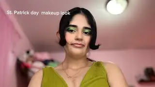 St. Patrick Day makeup look!🍀🌈☁️