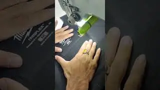 Half Moon Attach #handskills #stitching #machine