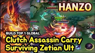 Hanzo (Mythical Glory): Clutch Assassin Carry vs Zetian Ult | MLBB Ranked Gameplay