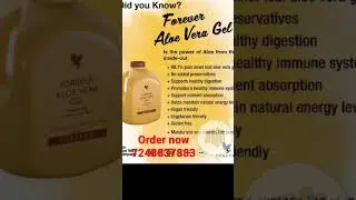 forever aloe vera gel #glowingskin #immunity
