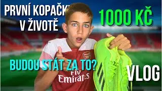 TESTUJI KOPAČKY ZA 1000 KČ! (Nejsem fotbalista) VLOG Z M&Eacute;HO DNE