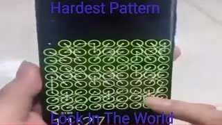 Hardest Patern lock in the world 😱 | Which is the hardest pattern lock in the world 😱😱🔥🔥