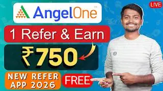 Angel One Refer And Earn App | Angel One Demat Account Refer Earn Offer | New Refer and Earn App