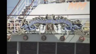 Cruise on the Nordic Prince in the Caribbean 1980s old cine film 206