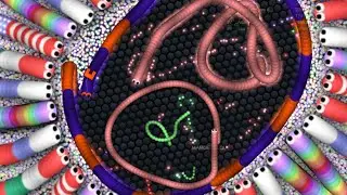 Slither.io Best Trick To Become #1 - Destroying Every Snake ( Slither.io Gameplay )