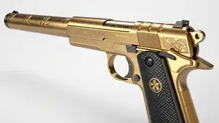 Insane Power! Golden Lotus Air Gun Hits Targets Like a Monster