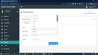 Manage Subjects 06
