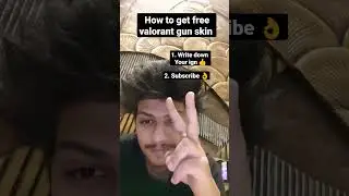 🔥FREE Valorant Skin #valorant #free #giveaway #shorts