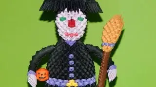 3D origami Witch tutorial part2