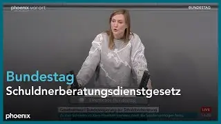 Bundestagsdebatte zum Schuldnerberatungsdienstgesetz am 14.11.25
