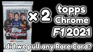 Opening 2 Topps Chrome F1 2021 Packs! 🔥 Can We Pull Lando Norris Rookie Debut Card?!