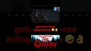 Bobby has the best reaction to getting stabbed😂| The Quarry #shorts