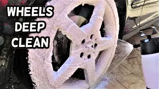 Deep Cleaning Dirty Wheels & Tires