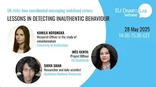 UK riots: how coordinated messaging mobilised rioters &ndash; lessons in detecting inauthentic behaviour