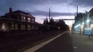 SEPTA Regional Rail Train 334 With No Horn & Announcement at West Trenton, NJ 