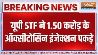 Breaking News: यूपी STF ने 1.50 करोड़ के ऑक्सीटोसिन इंजेक्शन पकड़े | UP STF | Oxytocin Injection