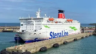 MV Stena Vision Alongside at Rosslare, 12/7/23