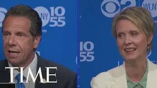 'Can You Stop Lying?' Cynthia Nixon And Gov. Andrew Cuomo Square Off In Heated Debate | TIME