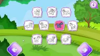 Coloring Graceful Pony Game Walkthrough