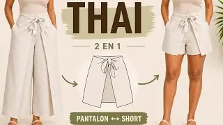 COUDRE UN SHORT/PANTALON THA&Iuml;LANDAIS-M&Eacute;THODE PAS &Agrave; PAS ET FACILE POUR D&Eacute;BUTANTS|PRETTY IRO