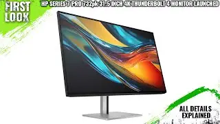 HP 732PK 31.5-Inch Monitor Launched - Price From  $899 USD - Explained All Spec, Features And More