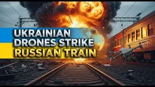 Ukrainian Drones Devastate Russian Train &ndash; Explosions Rock Key Supply Line