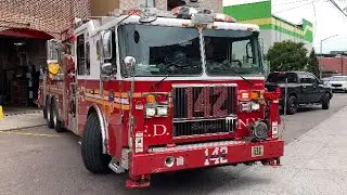 FDNY Engine 285 & Tower Ladder 142 goes on seperate runs.