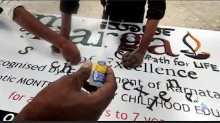 how to install acrylic 6mm painted letter to acp sheet use to Polyfix instant gule