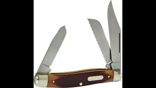 SCHRADE OLD TIMER 3-BLADE SERPENTINE STOCKMAN