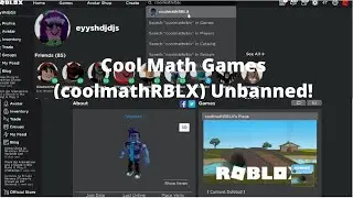 COOL MATH GAMES UNBANNED FROM ROBLOX! (coolmathRBLX)
