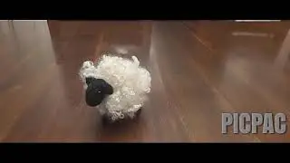 How Sheep get their Wool | Needle Felting and Stop Motion Animation